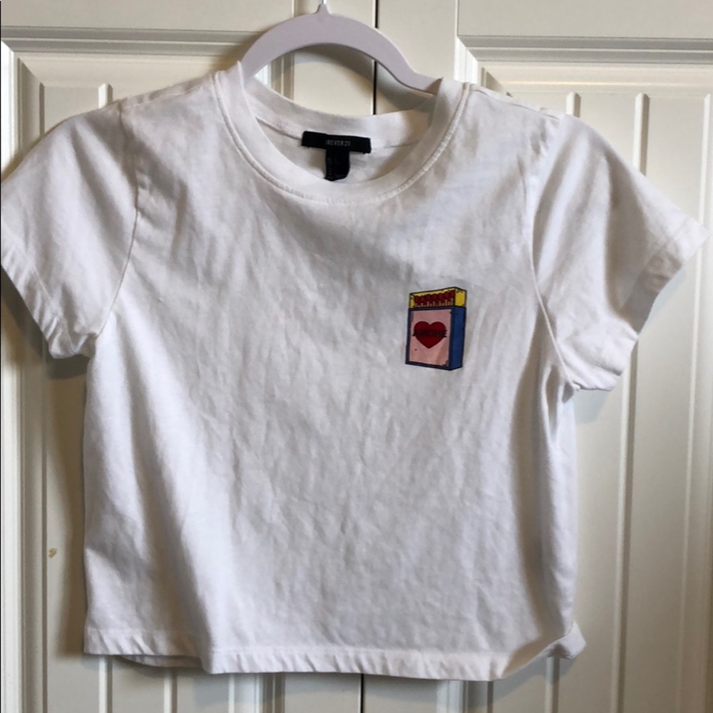 Cropped tee amor